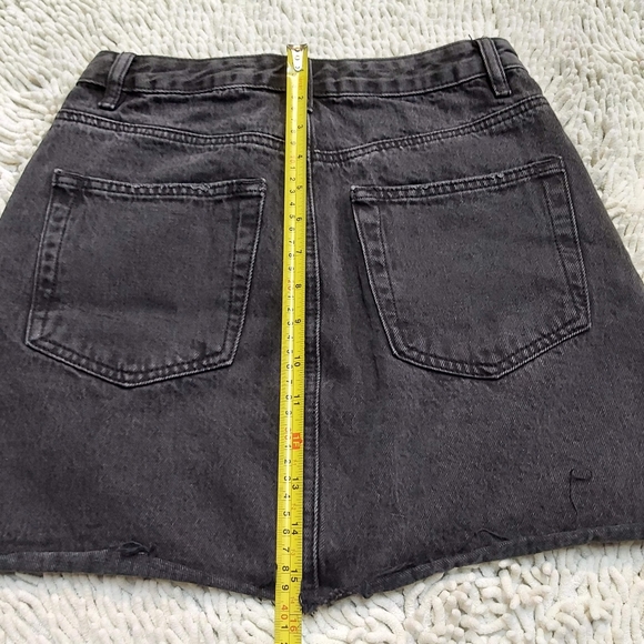 Glassons black denim skirt- size 8 - Picture 5 of 5